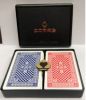 Copag Copa Casino Plastic Playing Cards Set: Narrow, Super Index, Red/Blue